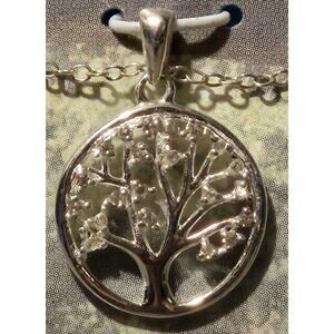 Tree of Life Necklace #rockyouradventure STERLING SILVER 18" inch KHOLS